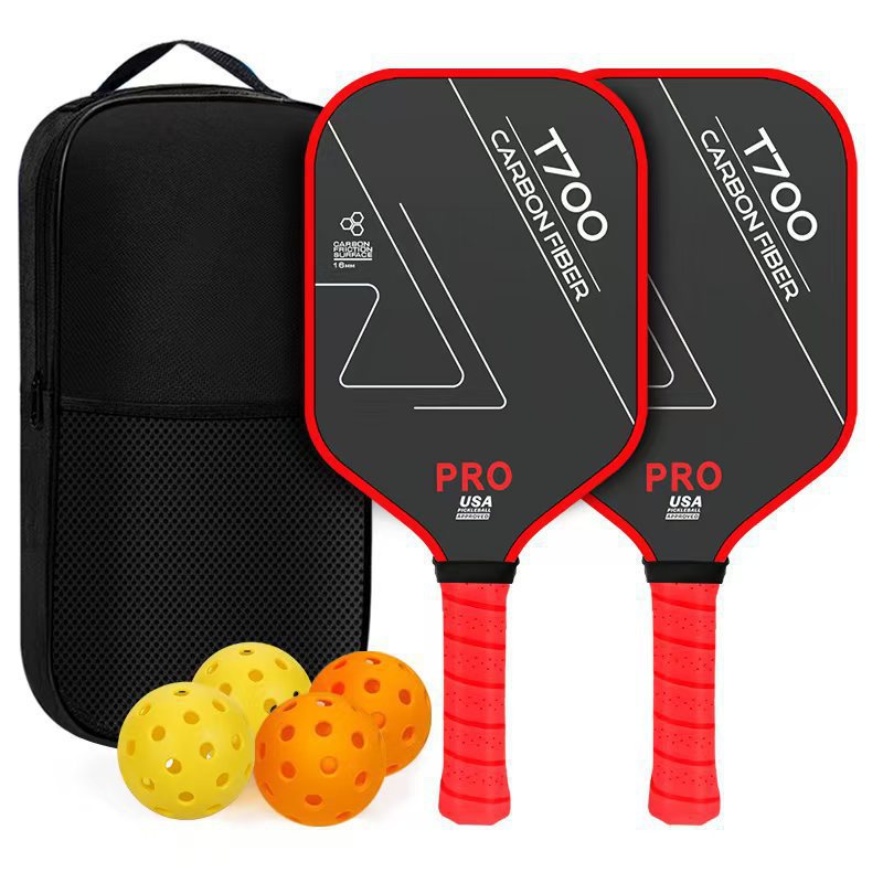 Carbon fiber T700 full set pickleball racket, professional advanced pickleball paddle