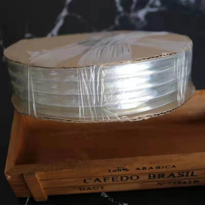 厂家直销TPU透明肩带0.8cm1cm1.5cm2cm2.5cm3cm4cm防滑带隐形肩带