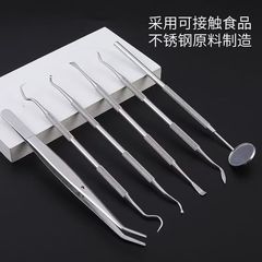 牙医工具牙齿清洁口腔护理科工具套装去牙渍牙结石牙垢口腔镜探针