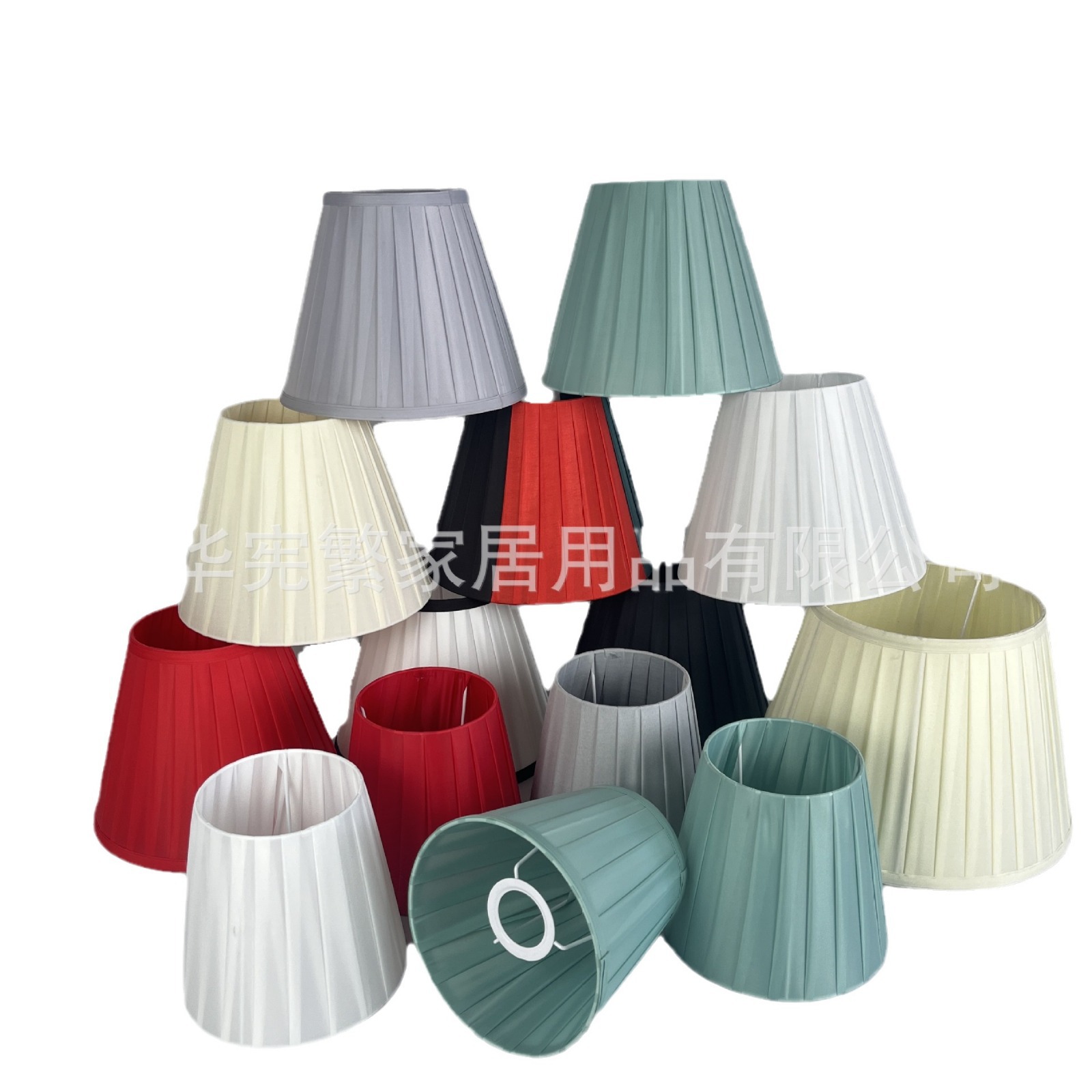 Coreana chica ins lámpara cubierta de tela envuelta lámpara cubierta de tela dormitorio E27 hotel residencial LED sombreante DIY creativo