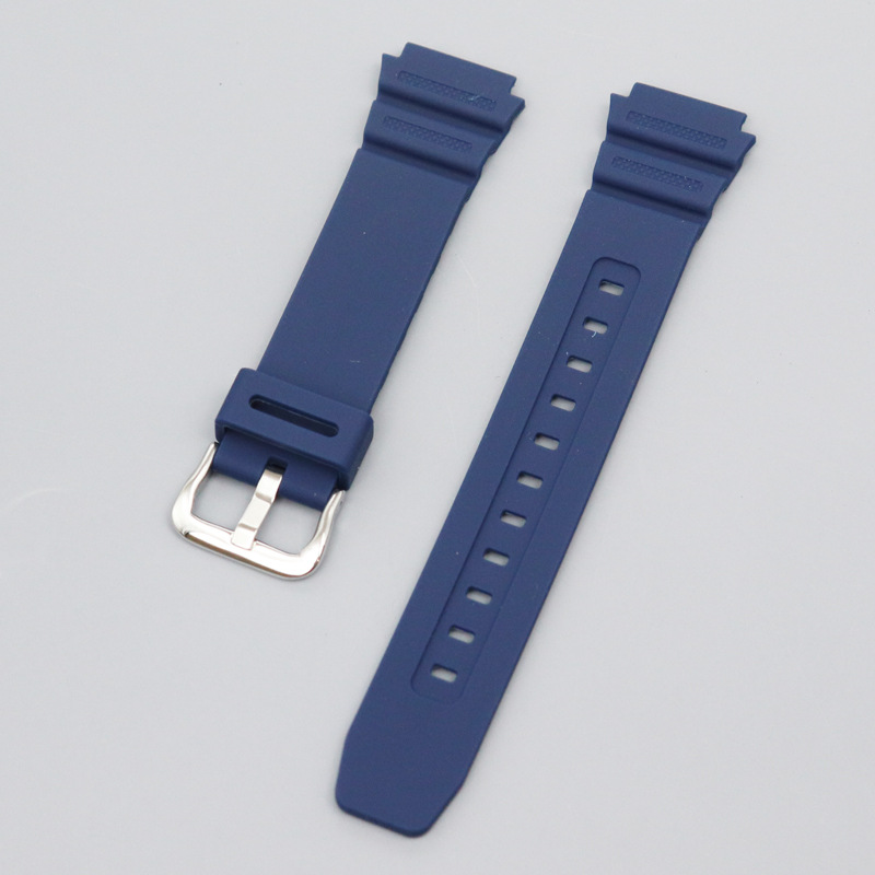 Adaptación Casio correa de reloj AE - 1200 SGW400 F - 108 W - 218 correa de silicona de bloque pequeño 18mm