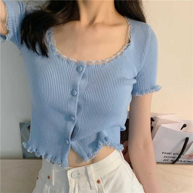파란색