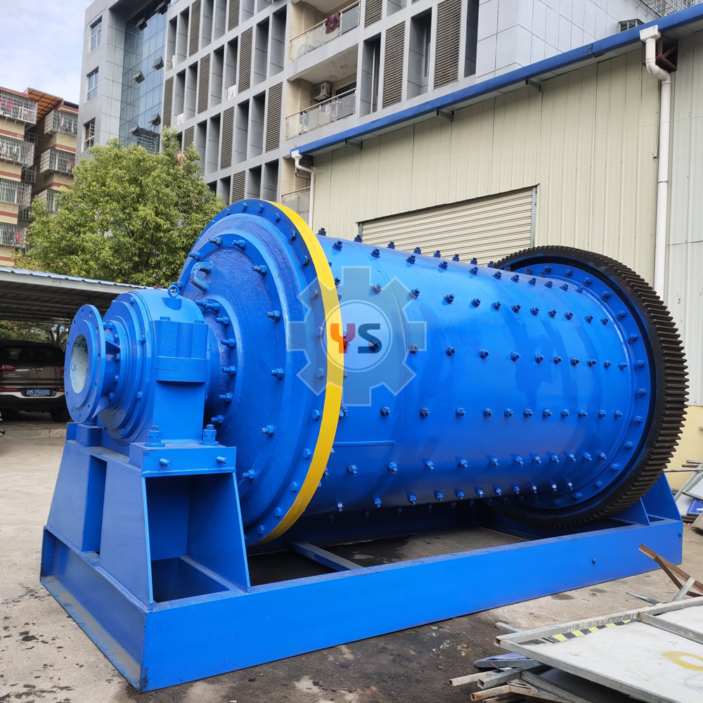 大型卧式格子球磨机炉渣锂电池矿山研磨设备石英砂GM2145球磨机械