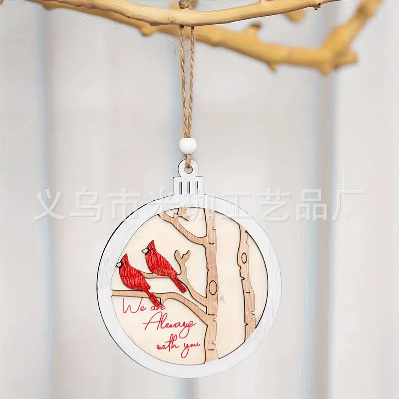2025年越境新築祝いギフト クリスマス 母の日 バレンタインデー 装飾品 玄関用丸型木製吊り飾り|undefined