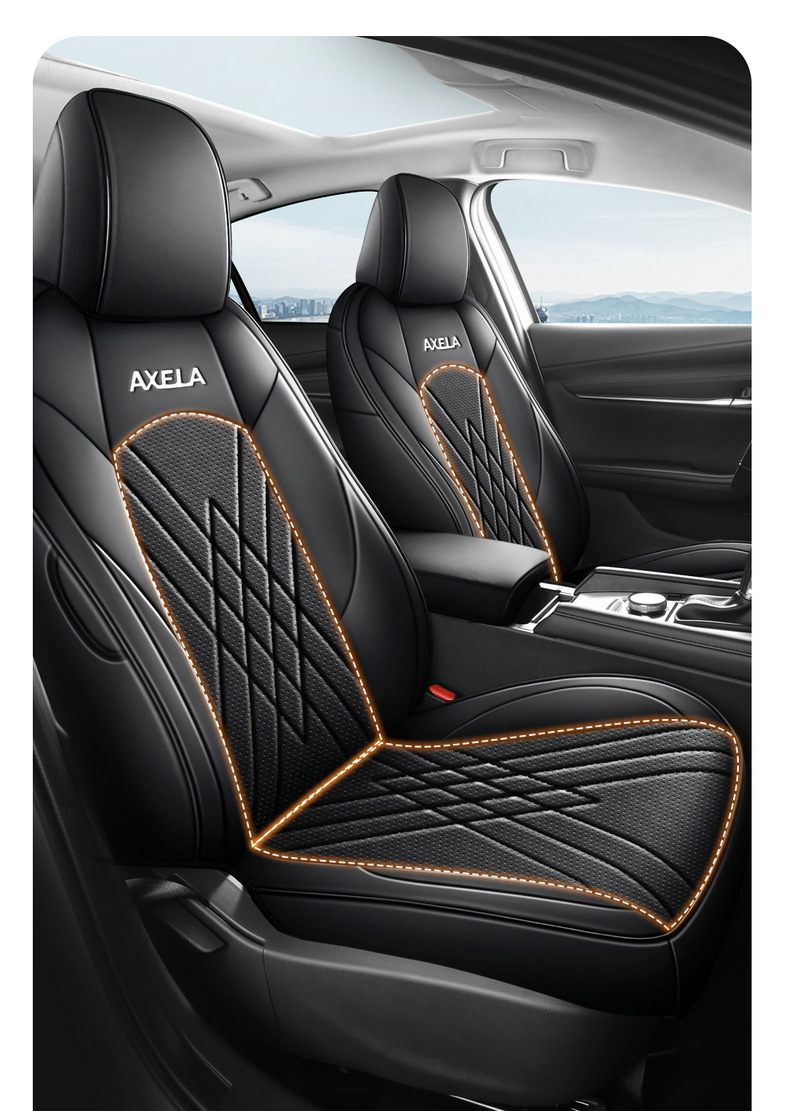 Mazda 3 onksela special seat cover fully surrounded four seasons universal cushion wear-resistant leather chair cushion seat cover