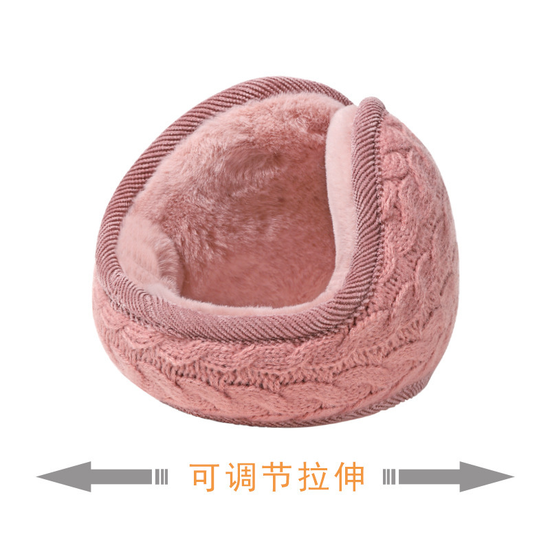 秋冬の売れ筋商品、折りたたみ式暖かいイヤーマフ、ニットジャカード防寒イヤーマフ、イヤーウォーマー、イヤーマフ卸売