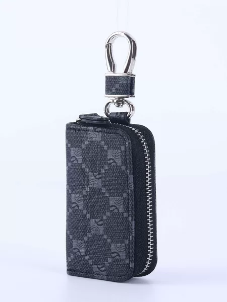 High-End Mini Car Key Case for Men and Women, Cross-Border In-Stock Leather Car Key Cover, Car Key Protection Storage Bag