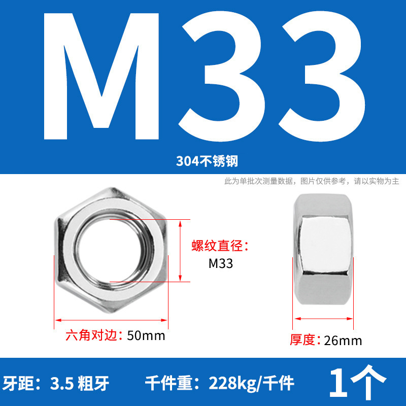 【六角ナット】304ステンレス六角ナット 六角ナット 高強度ナット ナットの仕様が揃っています|undefined