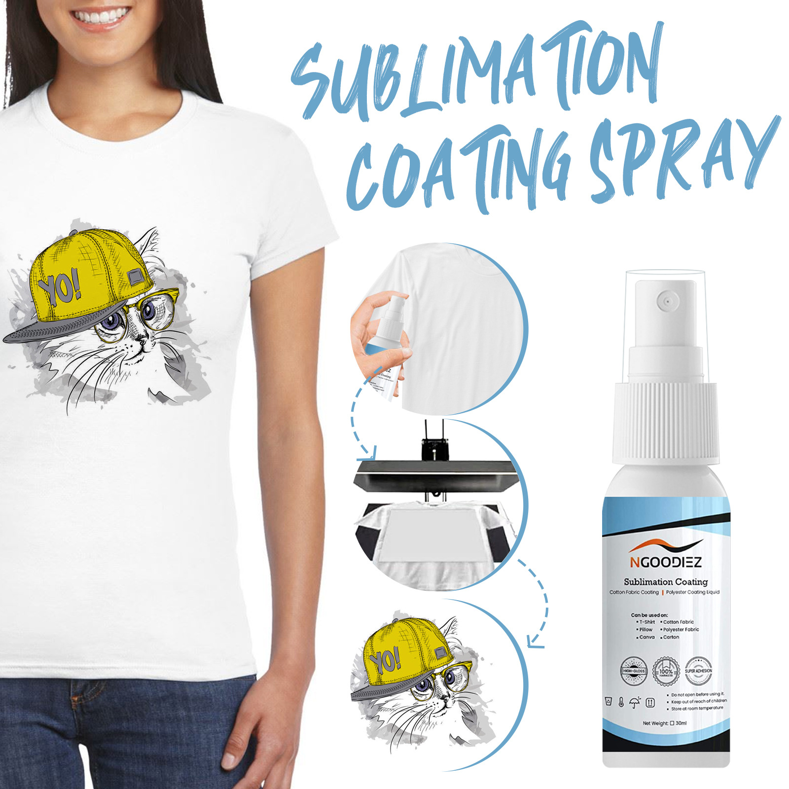 Foreign Trade Cross-border Sublimation Coating Spray Clothing Quick-drying Spray Wear-resistant Anti-stain