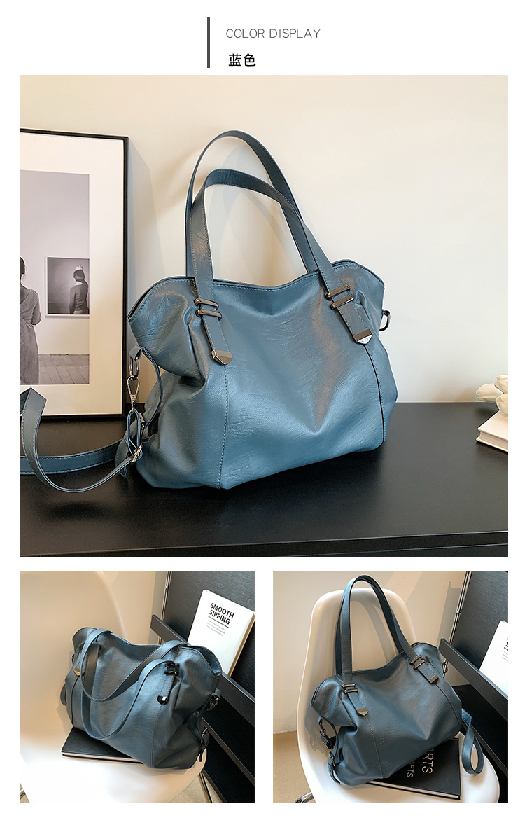 New fashionable European and American women's bags, retro and simple single-shoulder bags, large-capacity high-quality handbags, elegant crossbody bags are in stock undefined