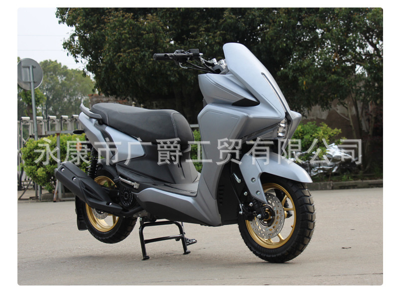 Cross-Border New Model 150Cc Scooter Fuel Vehicle Pdf Two-Wheeled Motorcycle Adult Off-Road Assistive Vehicle Factory Export