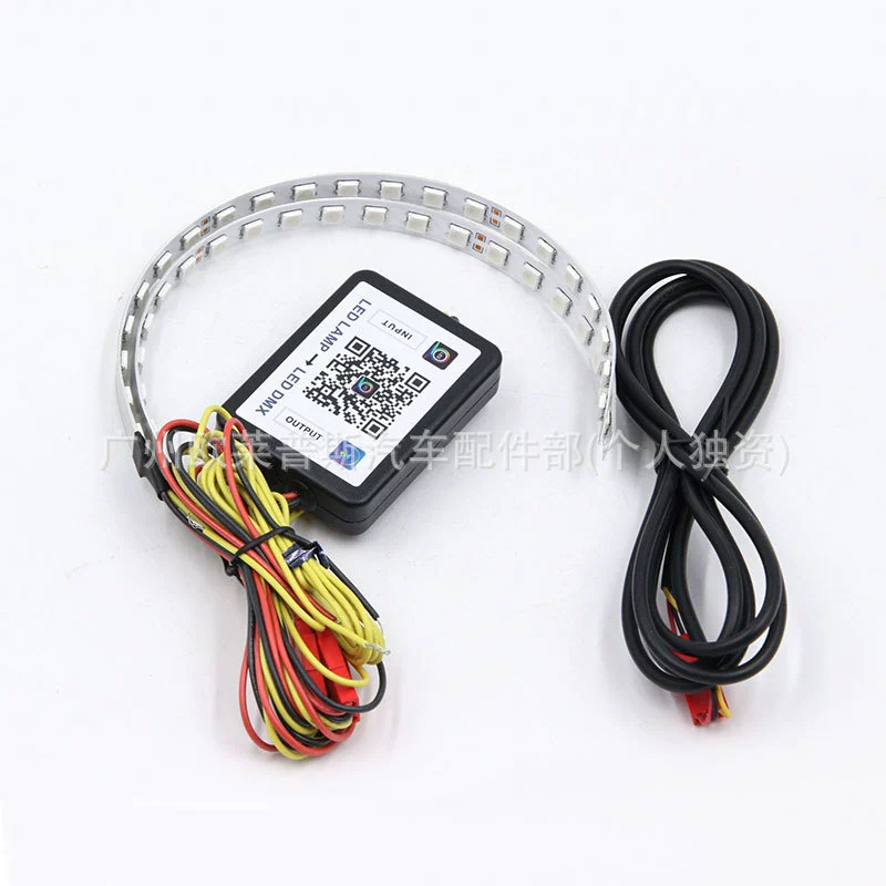 Новый горячий Bluetooth Красочный 360 Красочный Дьявольский Глаз 210 Режим Ангел Глаз Украшение Дневной Линзы Универсальный