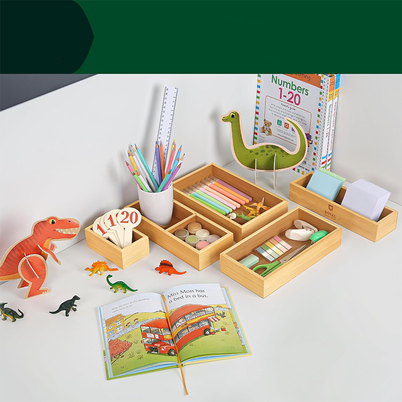 Caja de almacenamiento de escritorio de madera Tocador de varios dormitorios Joyería Cosméticos Caja de clasificación Función Caja de almacenamiento del cajón