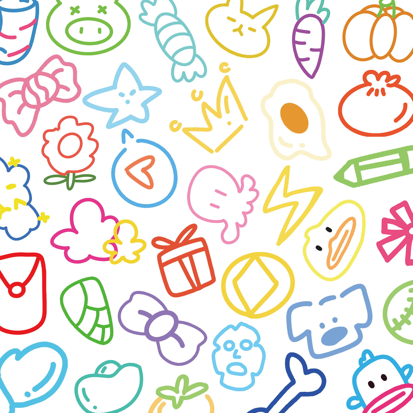 60 paquetes de pegatinas de elementos pequeños de dopamina, PET transparente, bolígrafo simple fresco, material de cuenta manual, funda decorativa para teléfono móvil