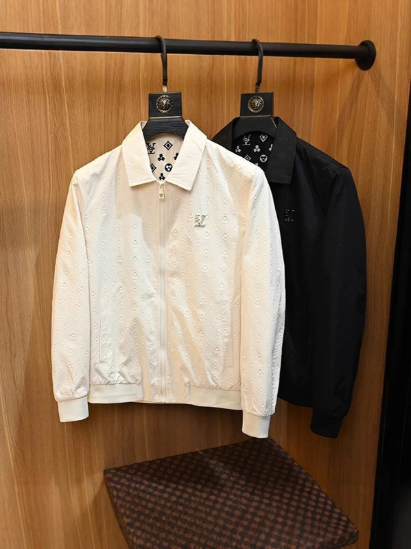白色翻领夹克男修身韩版欧洲站潮牌高级外套休闲痞帅衣服欧货潮流|undefined