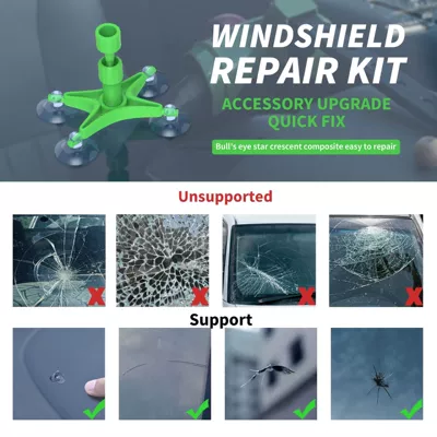 Glass Crack Fix Tool – Auto glass repair liquid