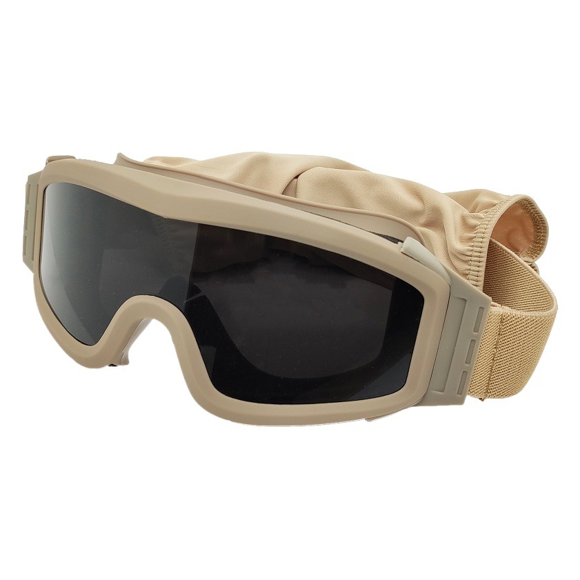 Venta caliente ESS táctico militar fan gafas CS equipo al aire libre tiro protección anti-impacto de tres lentes gafas de traje