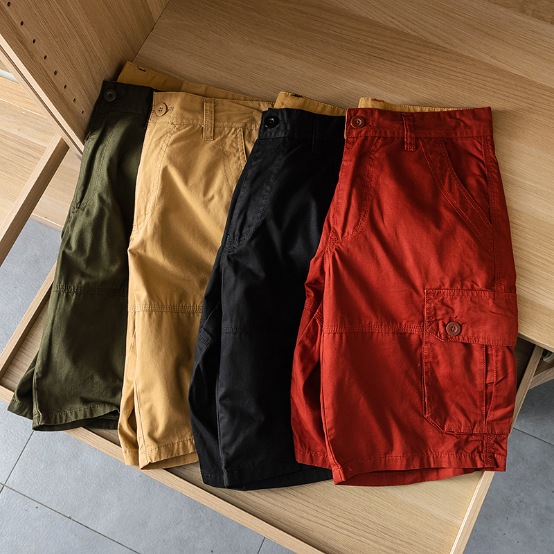 Beautiful Order! Foreign Trade Men's Clothing Cut Label Factory Tail Goods New Casual Workwear Shorts Five-quarter Pants Straight Pants Trendy