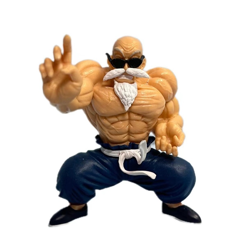 ドラゴンボールフィギュア筋肉亀仙人トレンド悟天先生 Q バージョン像モデル装飾品卸売ドロップシッピング|undefined
