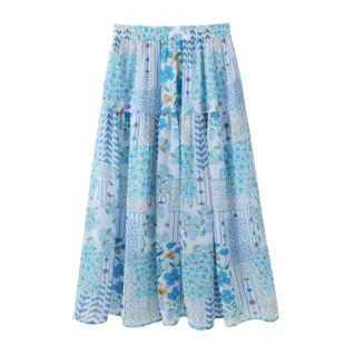 Семейные комплекты: рубашка и юбка для мамы и дочки лето