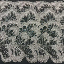 经典重工t台走秀畅销款珠管亮片刺绣面料舞台服晚礼服diy辅料Lace