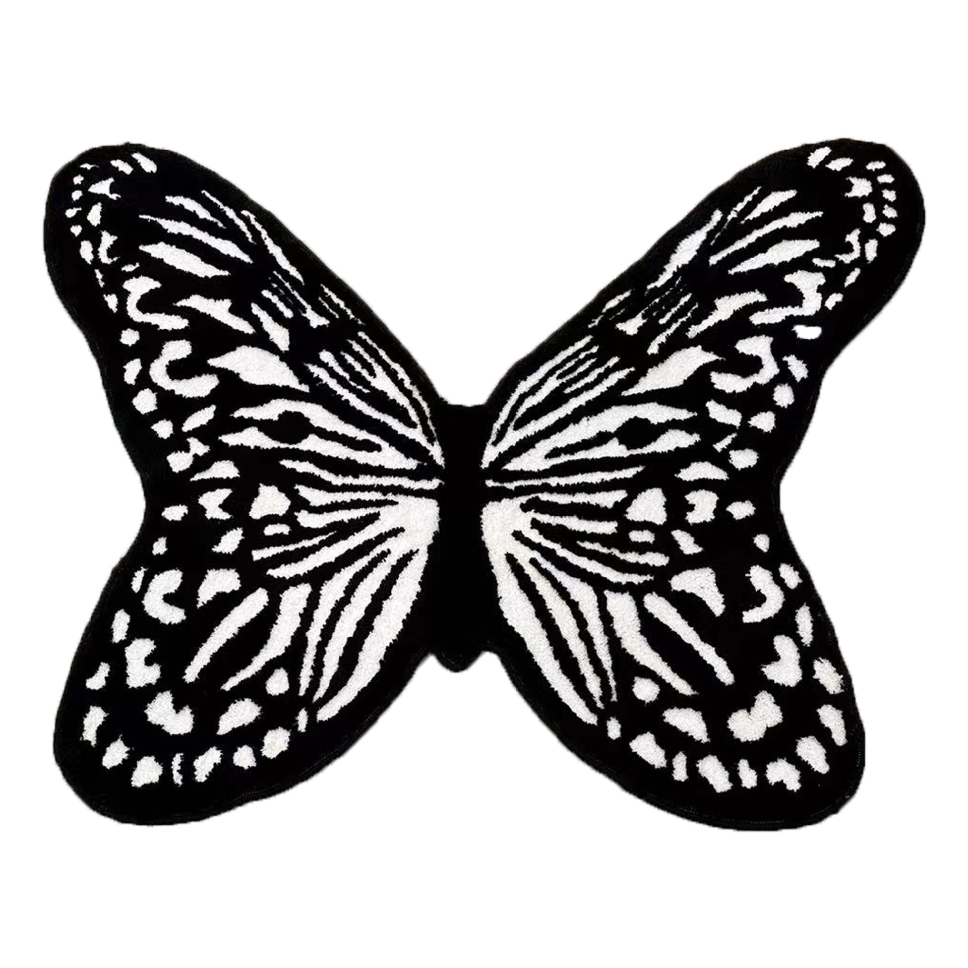 Ins Wilton tejido alfombra de mariposa cifrado concavo mano pistola de púas manta de borde Amazon flocado plegable image 6