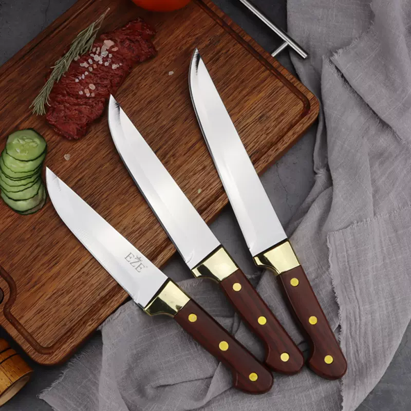 跨境热销刀具菜刀不锈钢厨师刀屠宰刀专用刀家用切肉刀厨房刀具