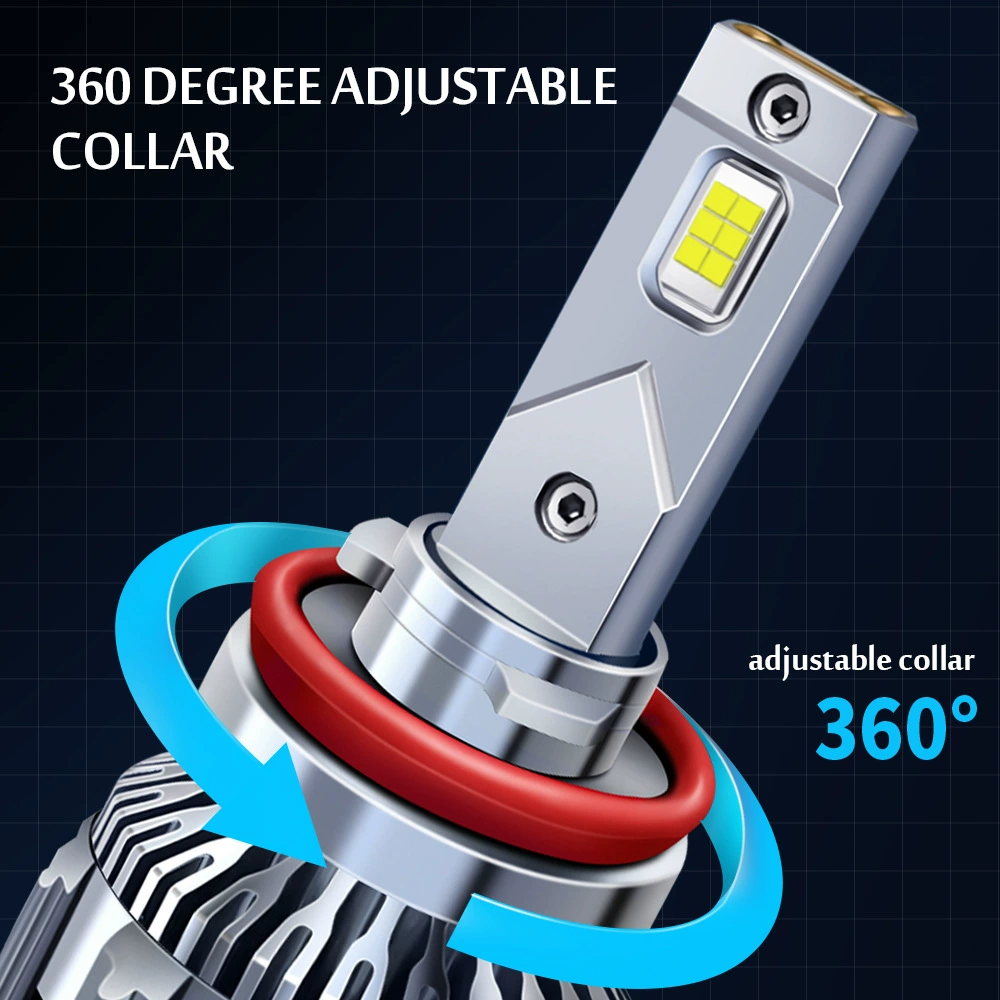 Car LED headlight h7h1h4 far and near integrated 9012 modified 65WH11 laser light bulb LED high brightness