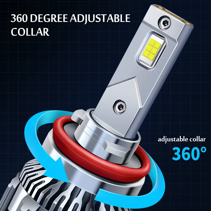 Car LED headlight h7h1h4 far and near integrated 9012 modified 65WH11 laser light bulb LED high brightness