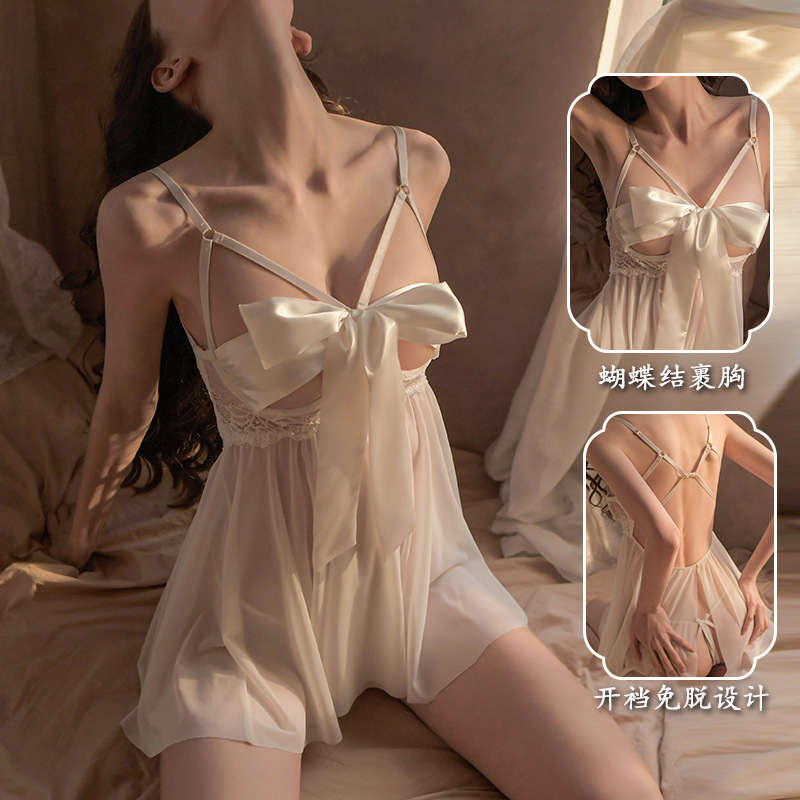 Sexy pajamas women's pure desire for fire and love device but uniform emotional interest exposure underwear emotional stockings emotional appeal women's clothing