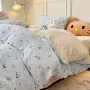 保暖双面卡通fufu床笠