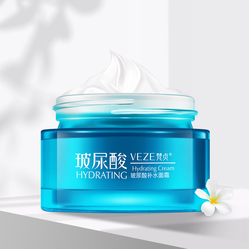 Crema hidratante de ácido hialurónico, hidratación, mejora la secedad, mejora la belleza de la piel, crema facial al por mayor