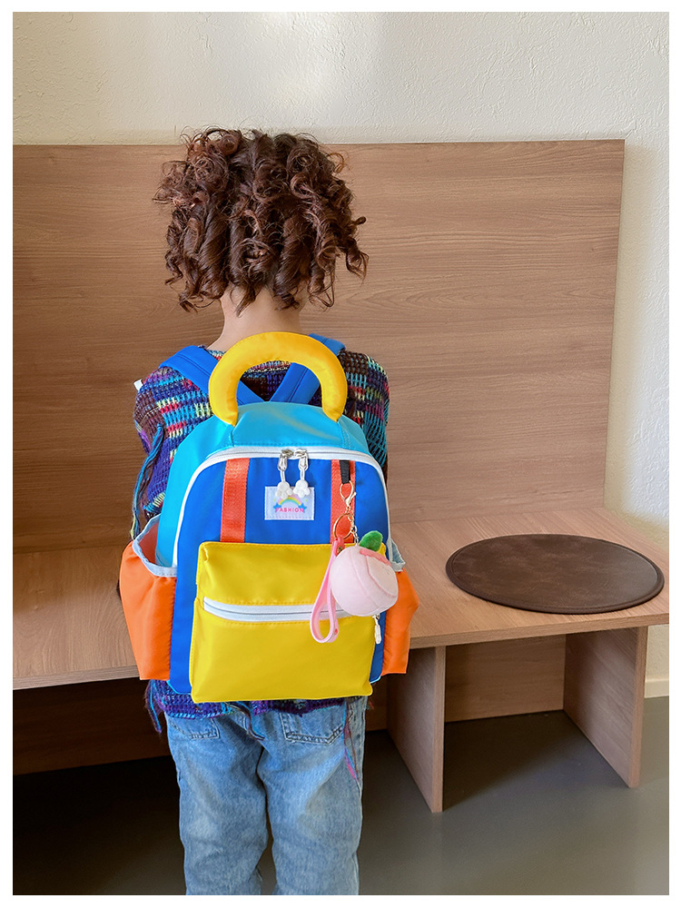 New Kindergarten Backpack Children's Primary School Grade One Boys And Girls Ultra-Light Backpack Spine Protection Travel Backpack display picture 14