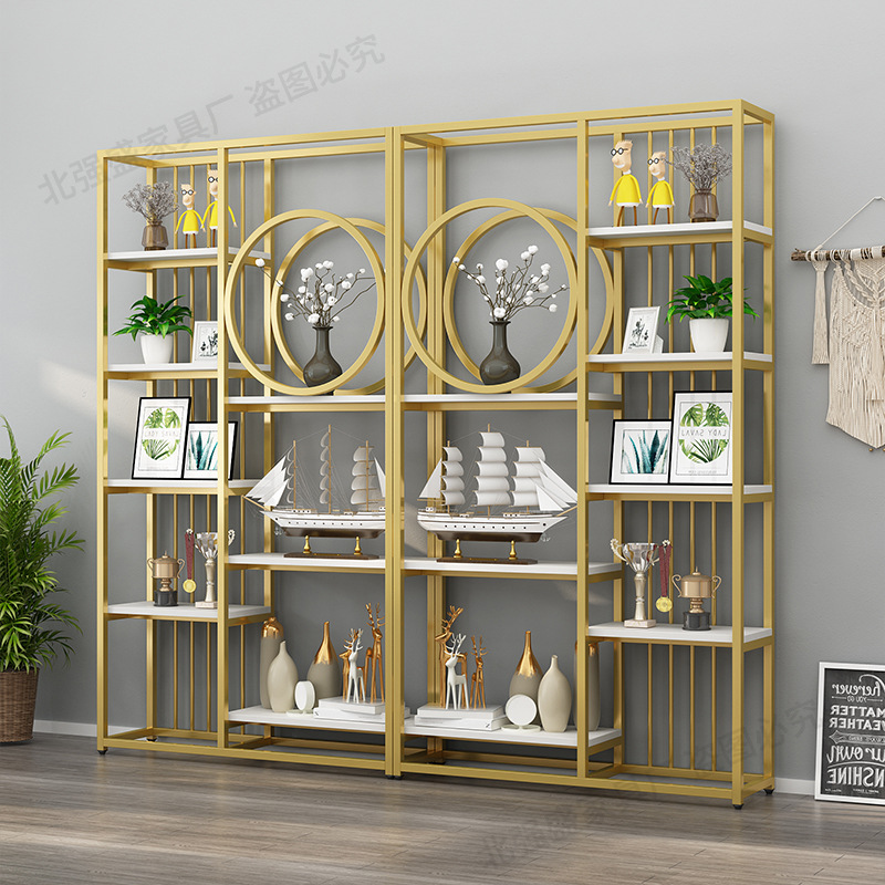 化妆品展示架手办产品陈列架美甲店美容院商品货架花架置物架落地