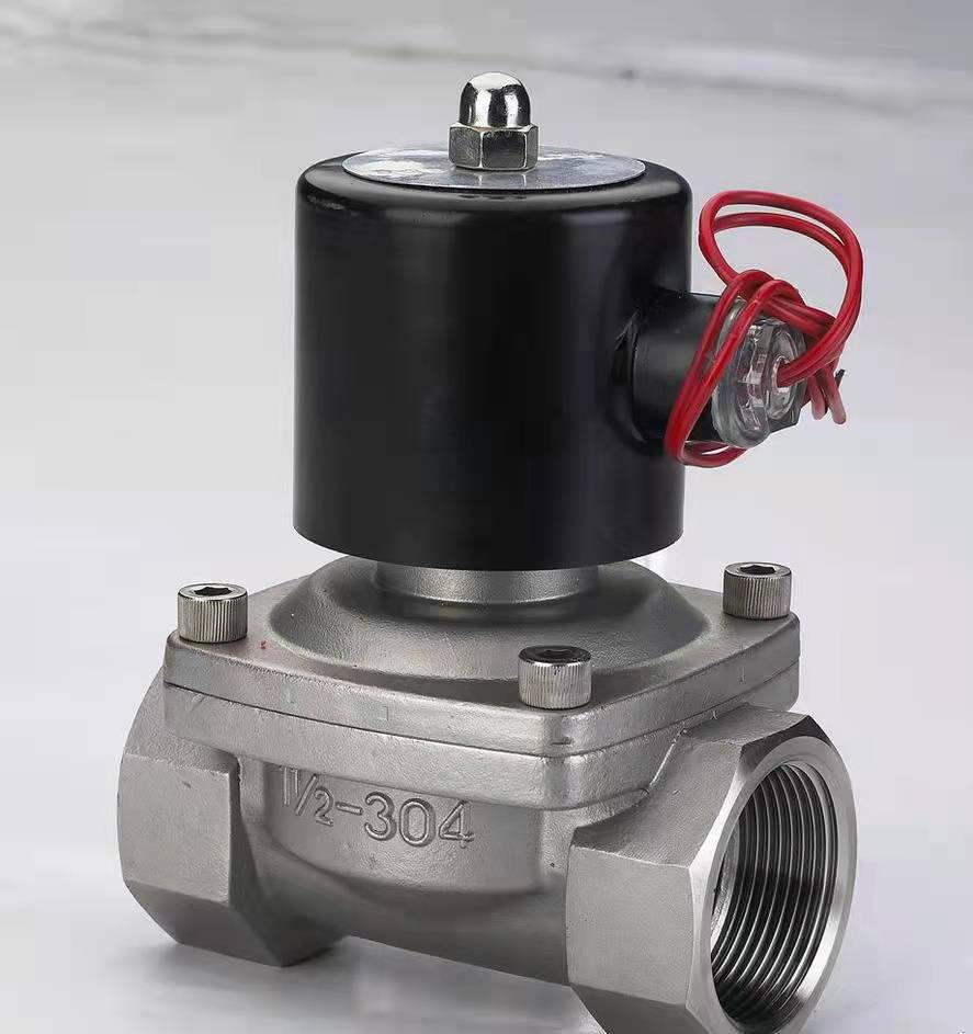 1/2寸 二通螺纹常闭式 304电磁阀