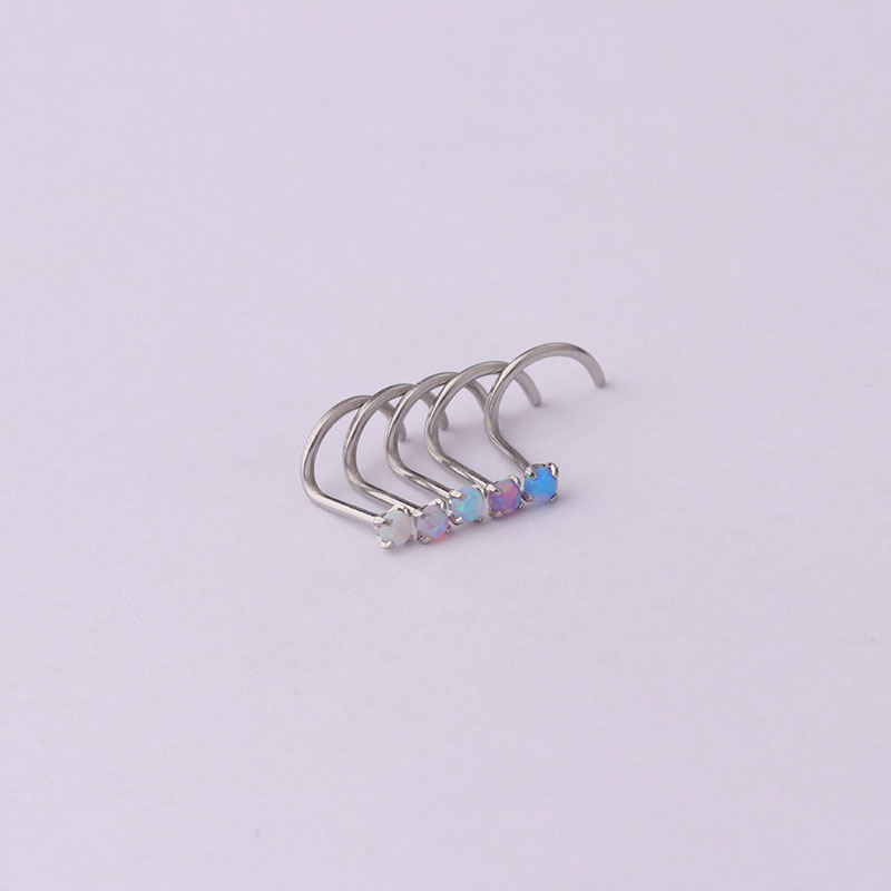 Ear Cartilage Rings & Studs Fashion Geometric 316 Stainless Steel display picture 2