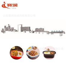 冲泡米加工设备斤双螺杆方面米生产设备70速食米生产线