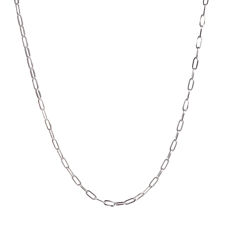 Simple Style Geometric Stainless Steel Plating Chain Necklace display picture 3