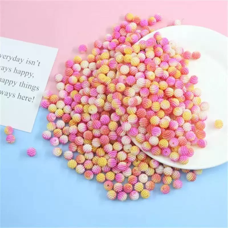 Youwen Selection 12 мм шарики из ягоды моринги различных цветов, которые можно использовать в качестве материалов для ободков