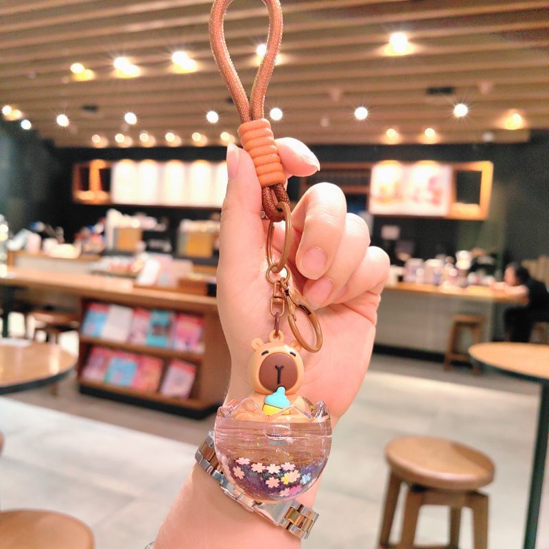 52g Weight Bag Pendant, Keychain Classification 1 Piece Quantity Holiday, Daily Occasion Acrylic Material Cartoon Character Pattern Unisex Gender Cute Style 1 Piece Cute Cartoon Character Acrylic Unisex Bag Pendant Keychain 6