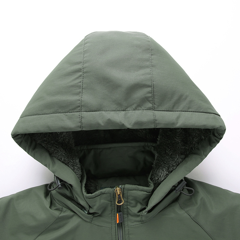 Chaqueta con capuz para hombres primavera y otoño 2023 nuevo gran delgado traje de asalto para hombres de bolsillo abrigo casual