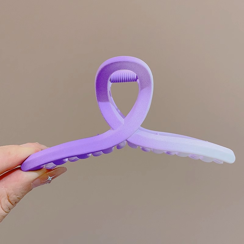 Gran pinza de pelo de alta calidad horquilla femenina ins Corea del Sur horquilla tocado de pelo de acrílico Placa de agarre de pelo clip de tiburón al por mayor