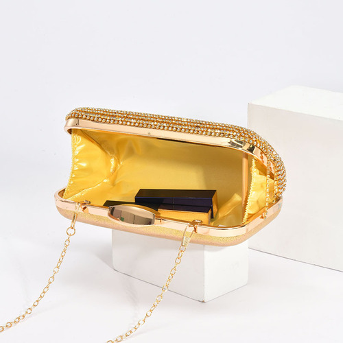 Celebrity Rhinestone Sparkling Tassel Evening Bag Clutch Bag Banquet Bag Evening Bag Bridal Crossbody Bag Manufacturer Wholesale