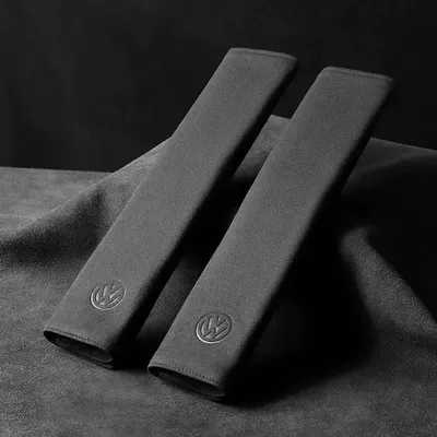 Soft Safety Belt Covers — Seat belt shoulder pad - black-2-public