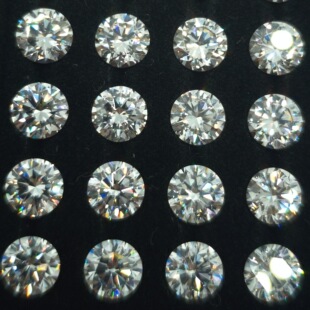 Round factory direct supply 3A low price system good goods cutting zircon gem bare stone DIY wholesale