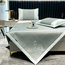 A类冰藤席冰丝凉席家用三件套夏季空调席可水洗折叠床席1.5m1.8m