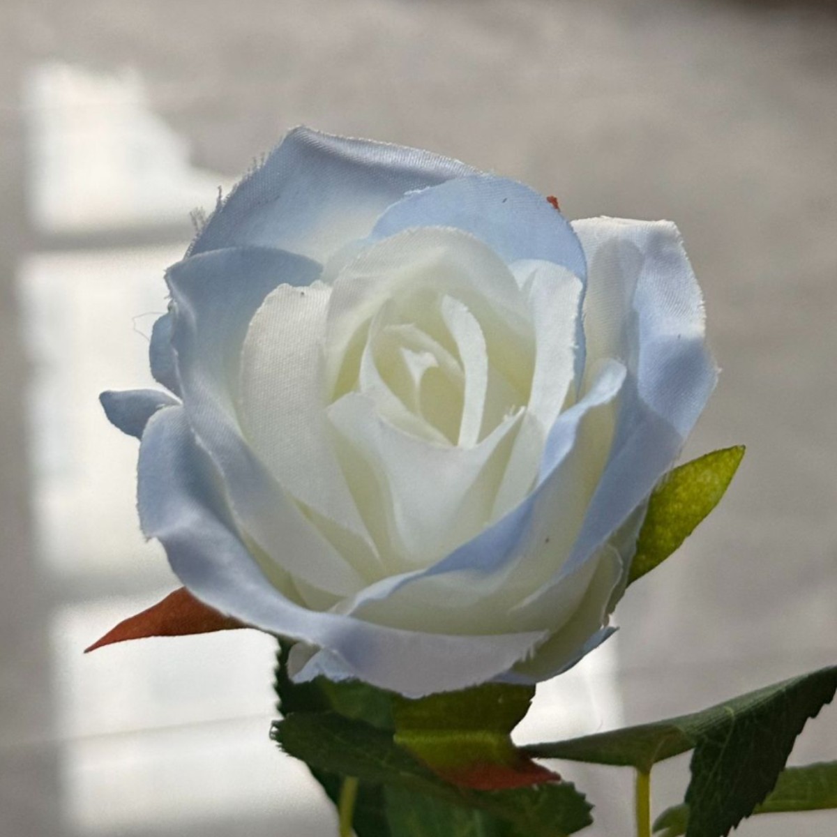 Una sola rama de tela de seda de rosas decora la Sala de estar del hogar con flores falsas, arreglos de rosas de boda DIY herramientas de simulación de flores