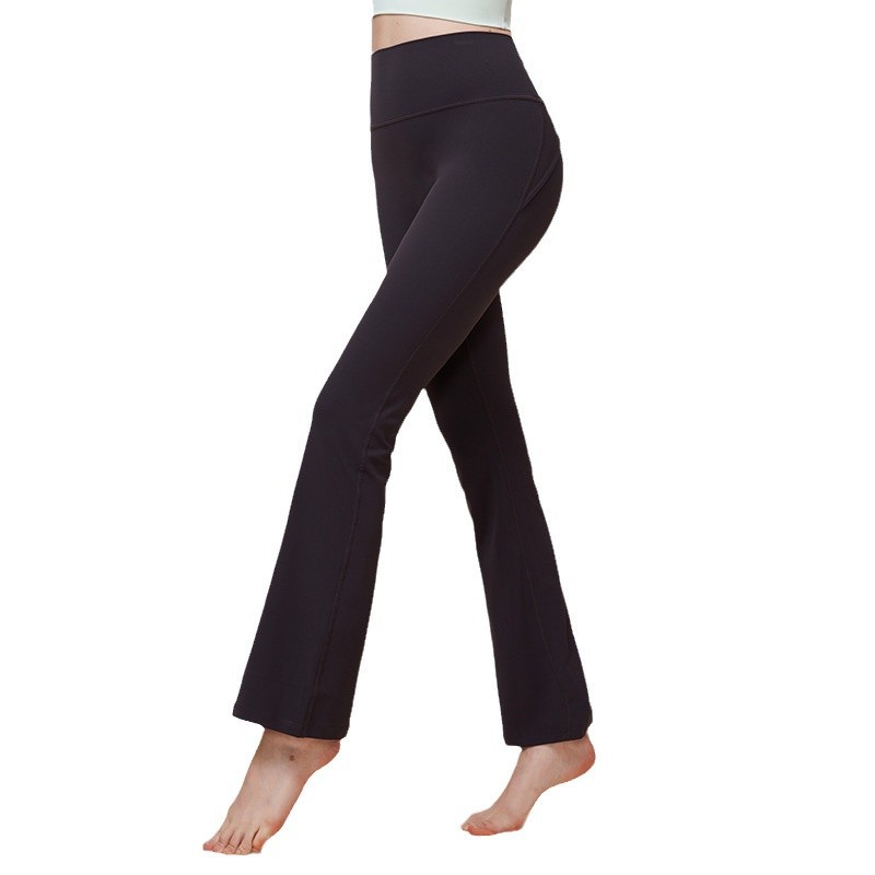Nueva espalda cintura Cruz cadera levantamiento pantalones de yoga alta envuelta cintura apretado melocotón pantalones micro cuerno casual Pantalones deportivos para mujeres