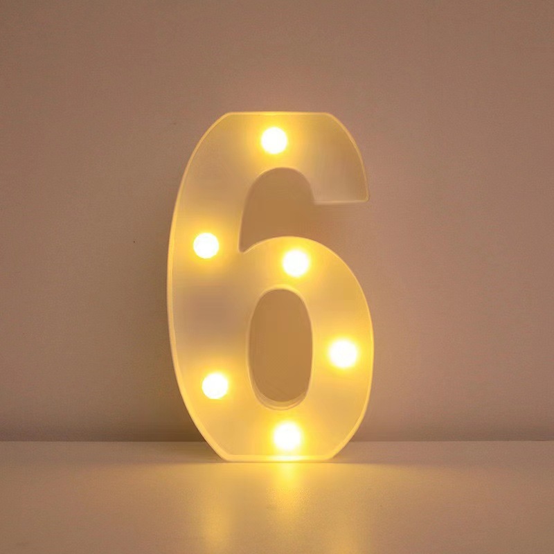 26 lámparas de letras INS viento digital modelado luz de atmósfera propuesta de boda fiesta de cumpleaños decoración de luces