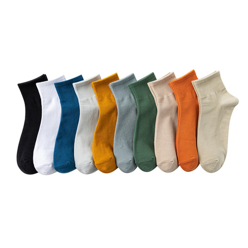 Cross-border Amazon socks men's spring autumn mid-calf summer large size men's socks sports cotton socks men's socks Zhuji wholesale